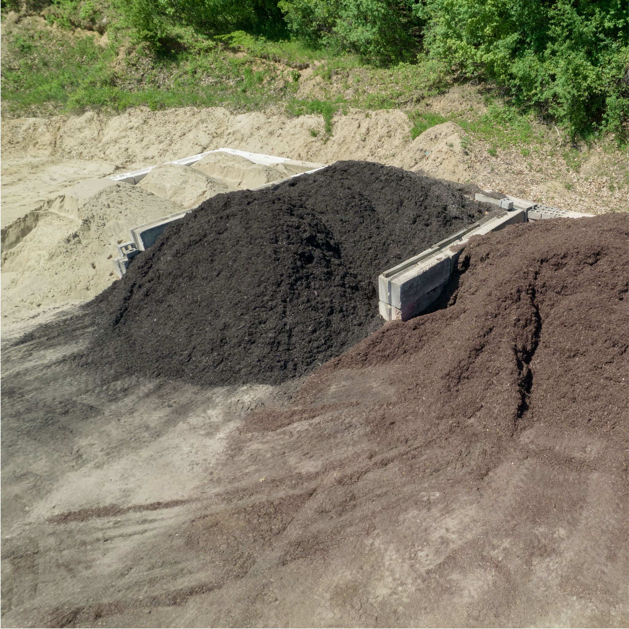 Black Enviro Mulch - cubic yard