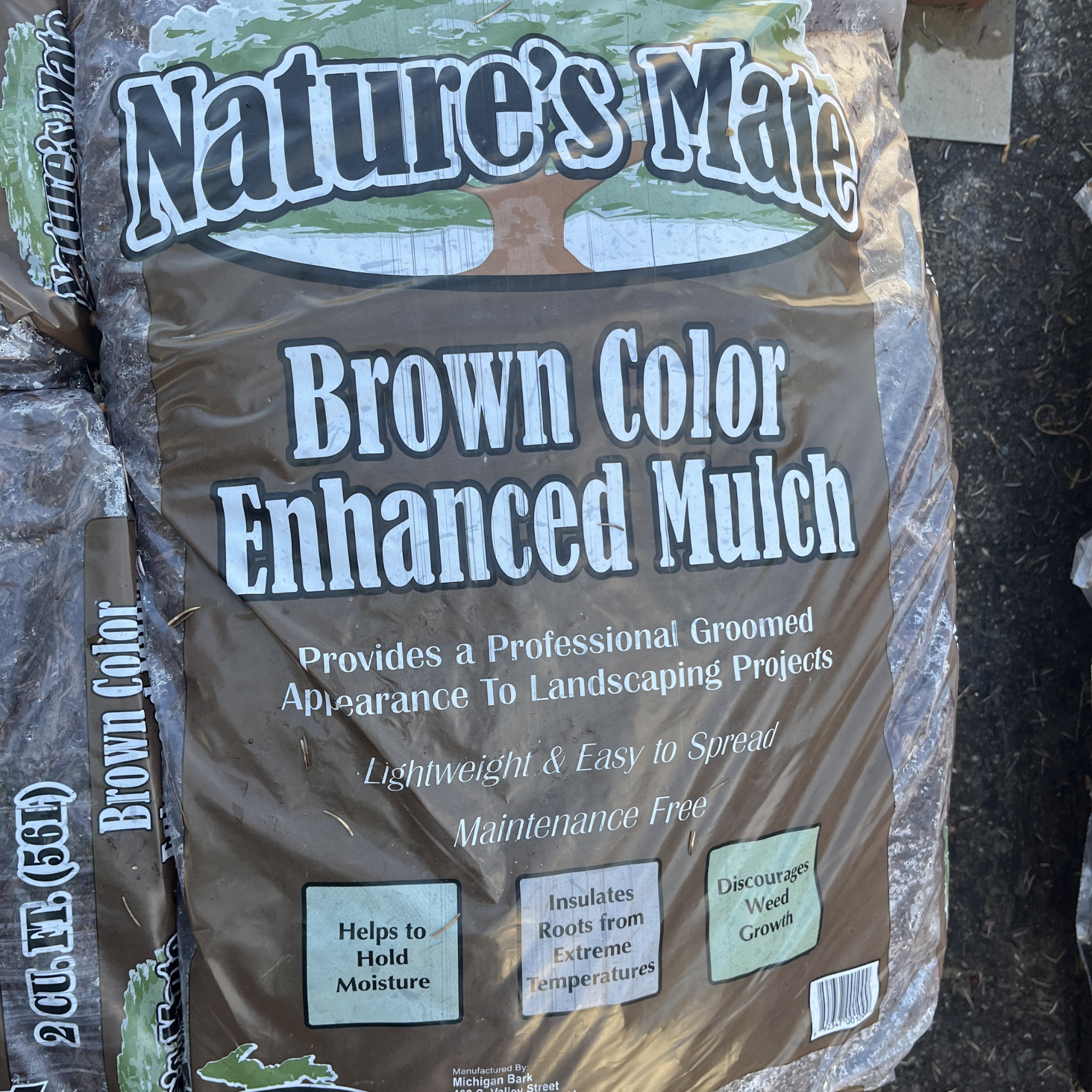 Brown Mulch - bagged