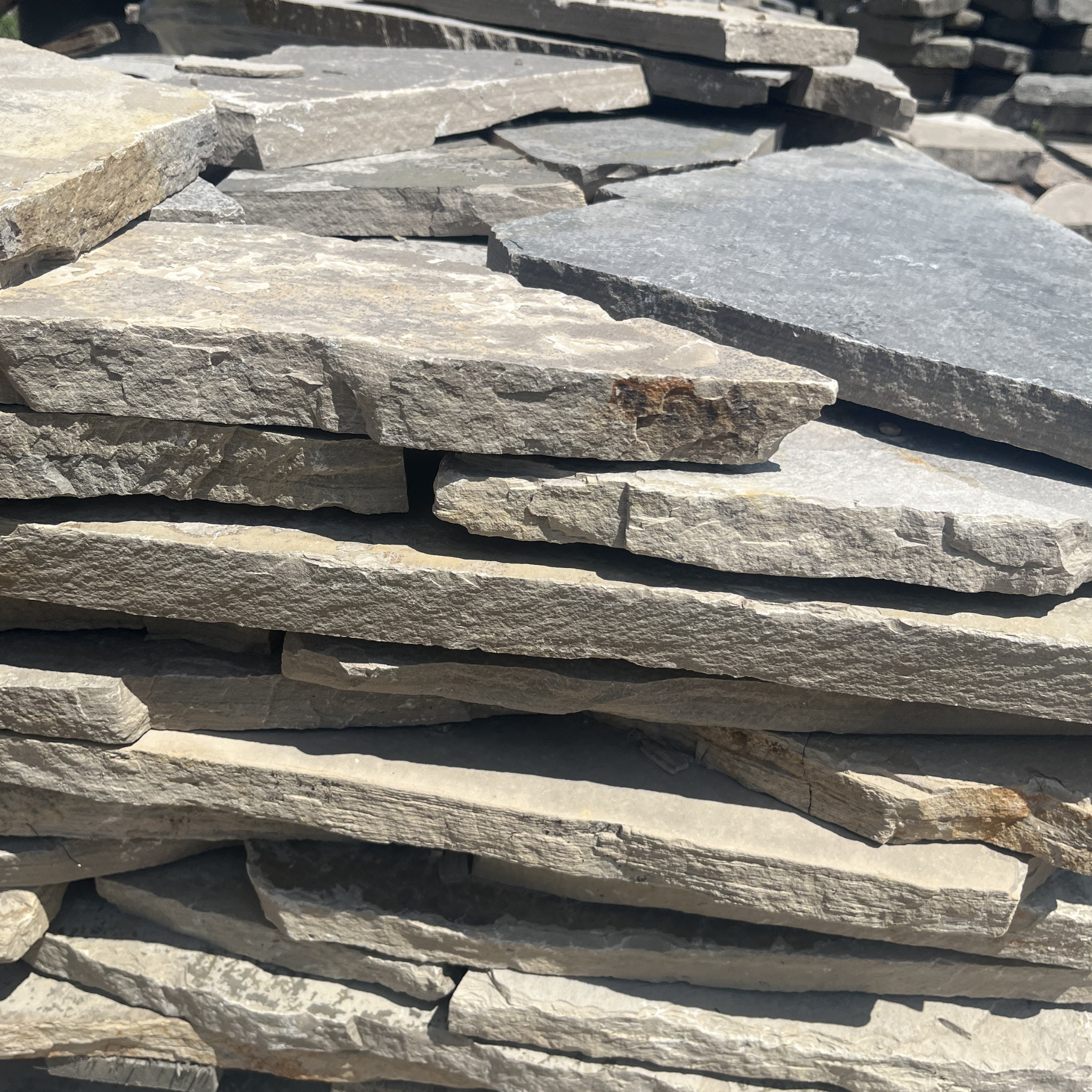 Canadian Buff Flagstone (Self pick $.55/LB)