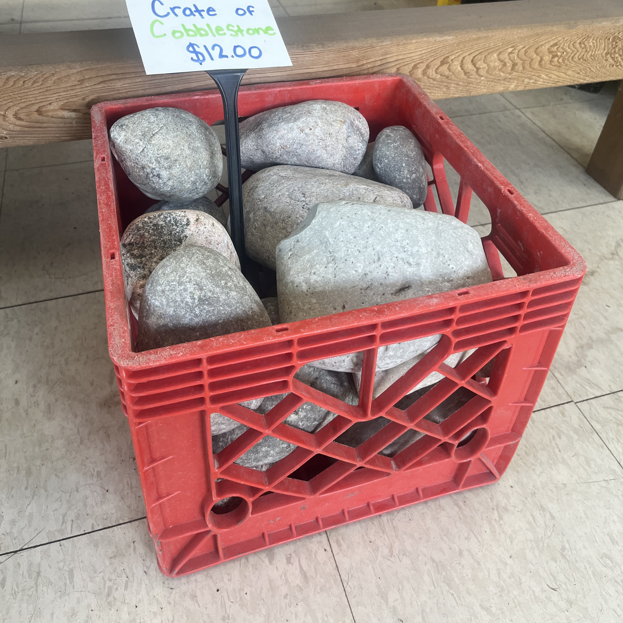 Oversized Cobblestone 2"-8" - priced per lb or by crate