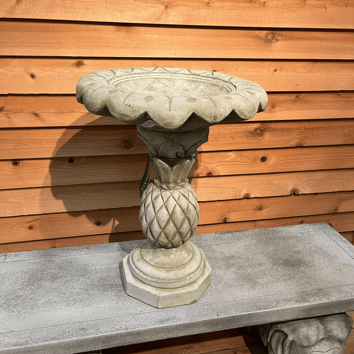 Pineapple Birdbath