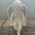 Sitting Cherub - med