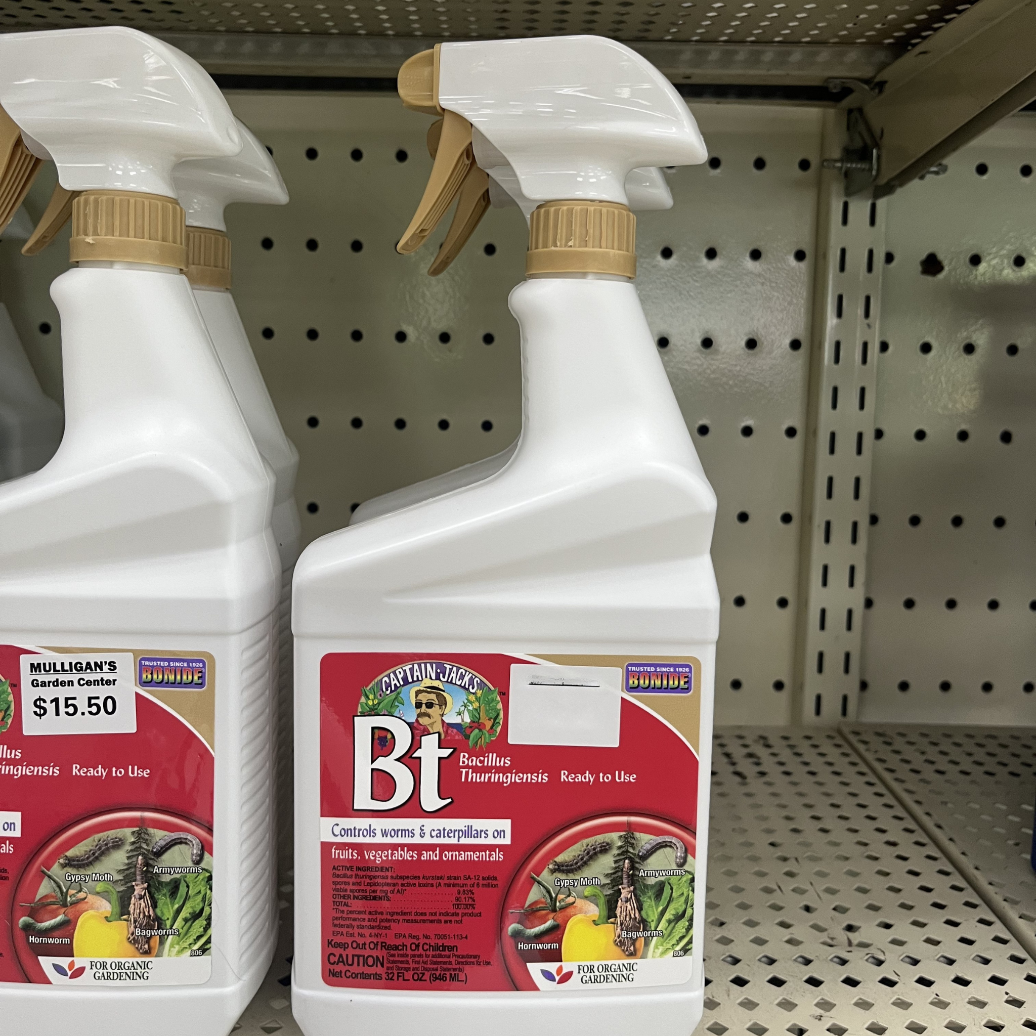 Captain Jack's BT Thuricide Spray, RTU